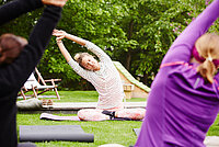 Yoga am Strand